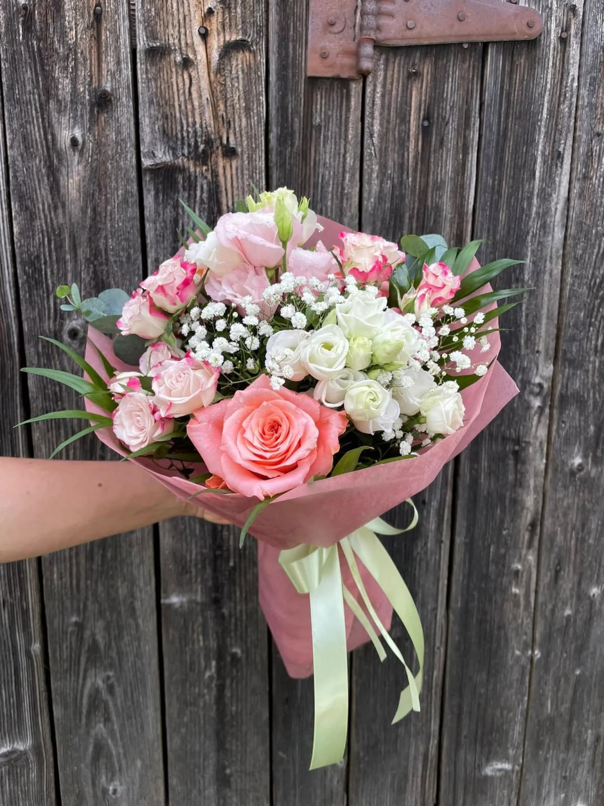Blushing Rose & Pastel Whisper Bouquet